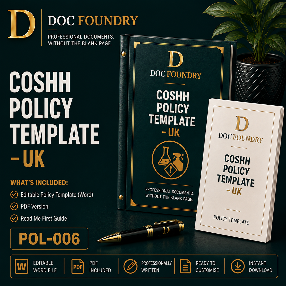 COSHH Policy Template – UK