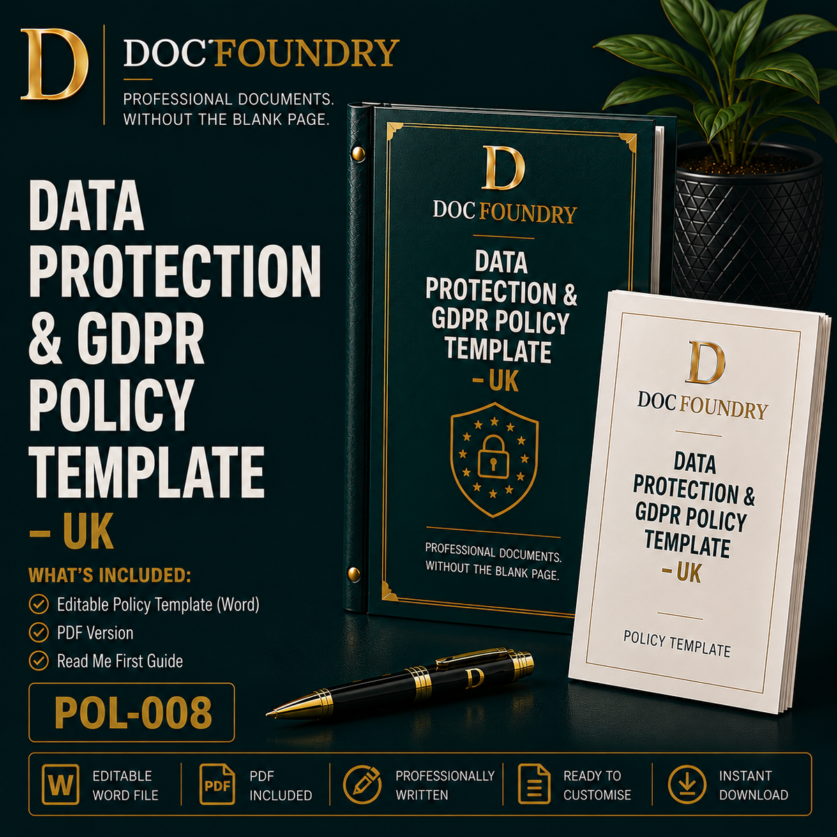 Data Protection & GDPR Policy Template – UK