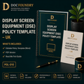 Display Screen Equipment (DSE) Policy Template – UK