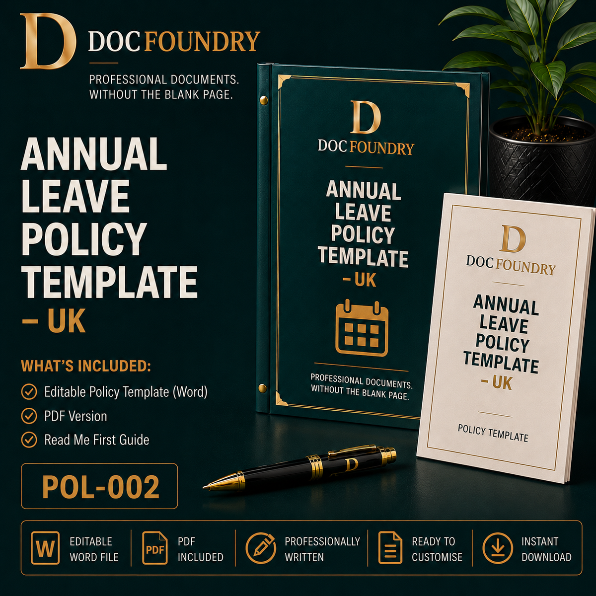 Annual Leave Policy Template – UK