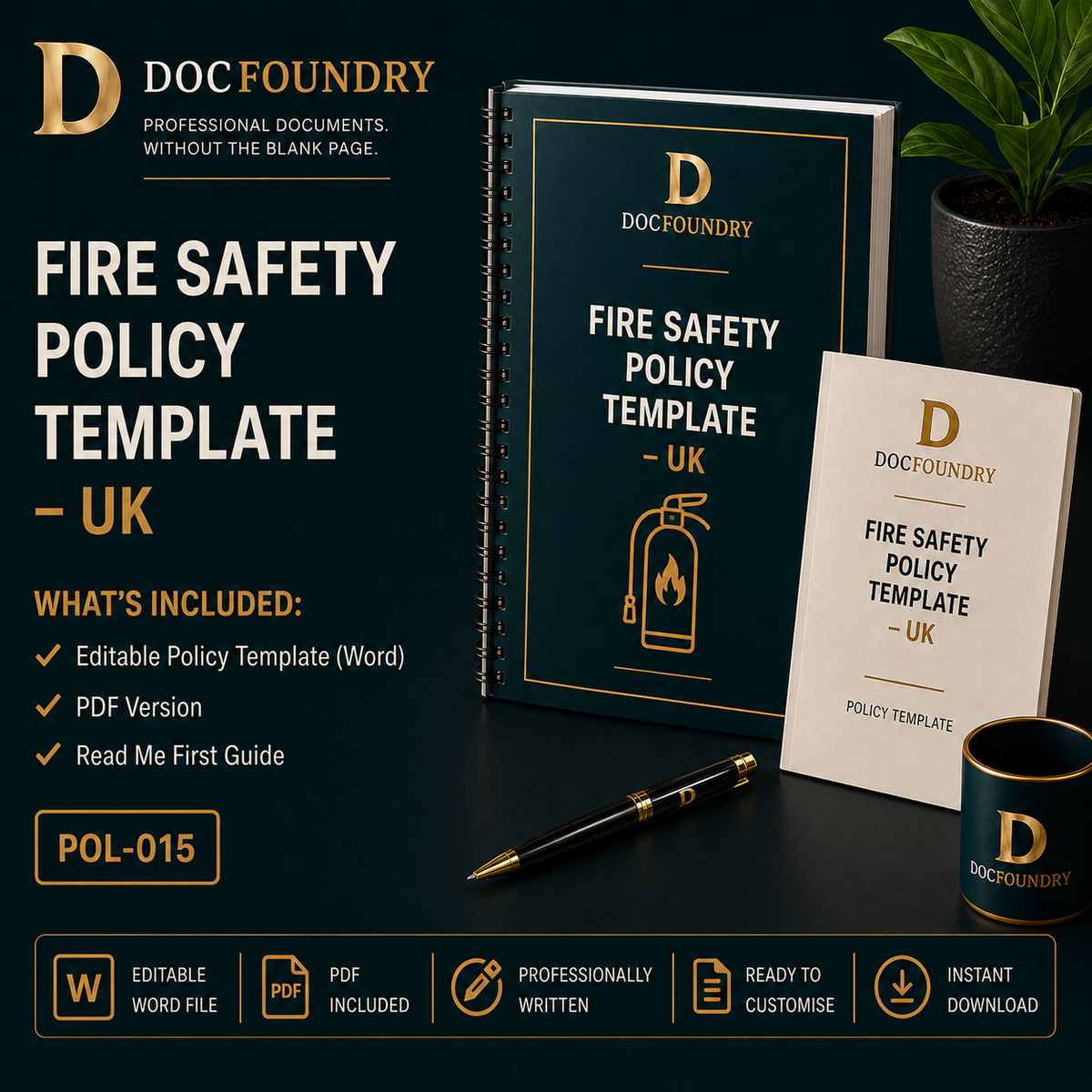 Fire Safety Policy Template – UK
