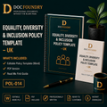 Equality, Diversity & Inclusion Policy Template – UK