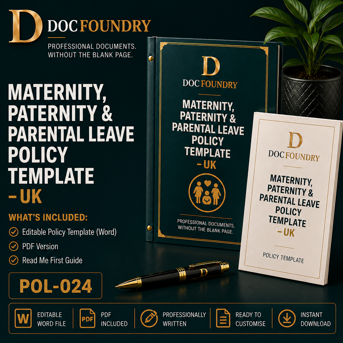Maternity, Paternity & Parental Leave Policy Template – UK