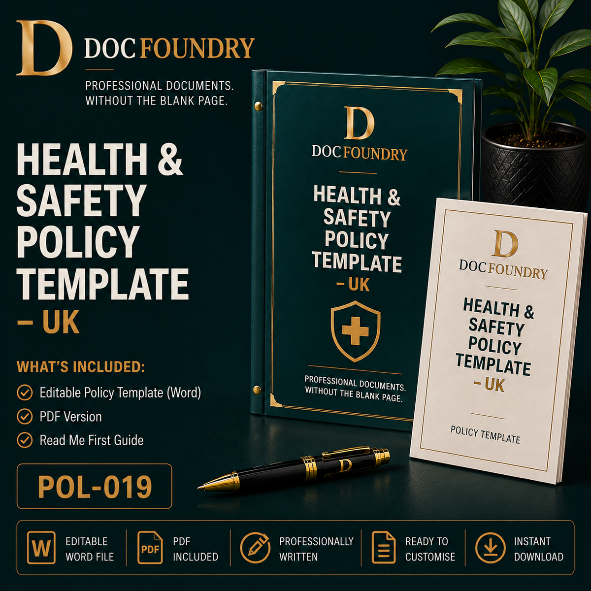 Health & Safety Policy Template – UK