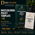 Whistleblowing Policy Template – UK