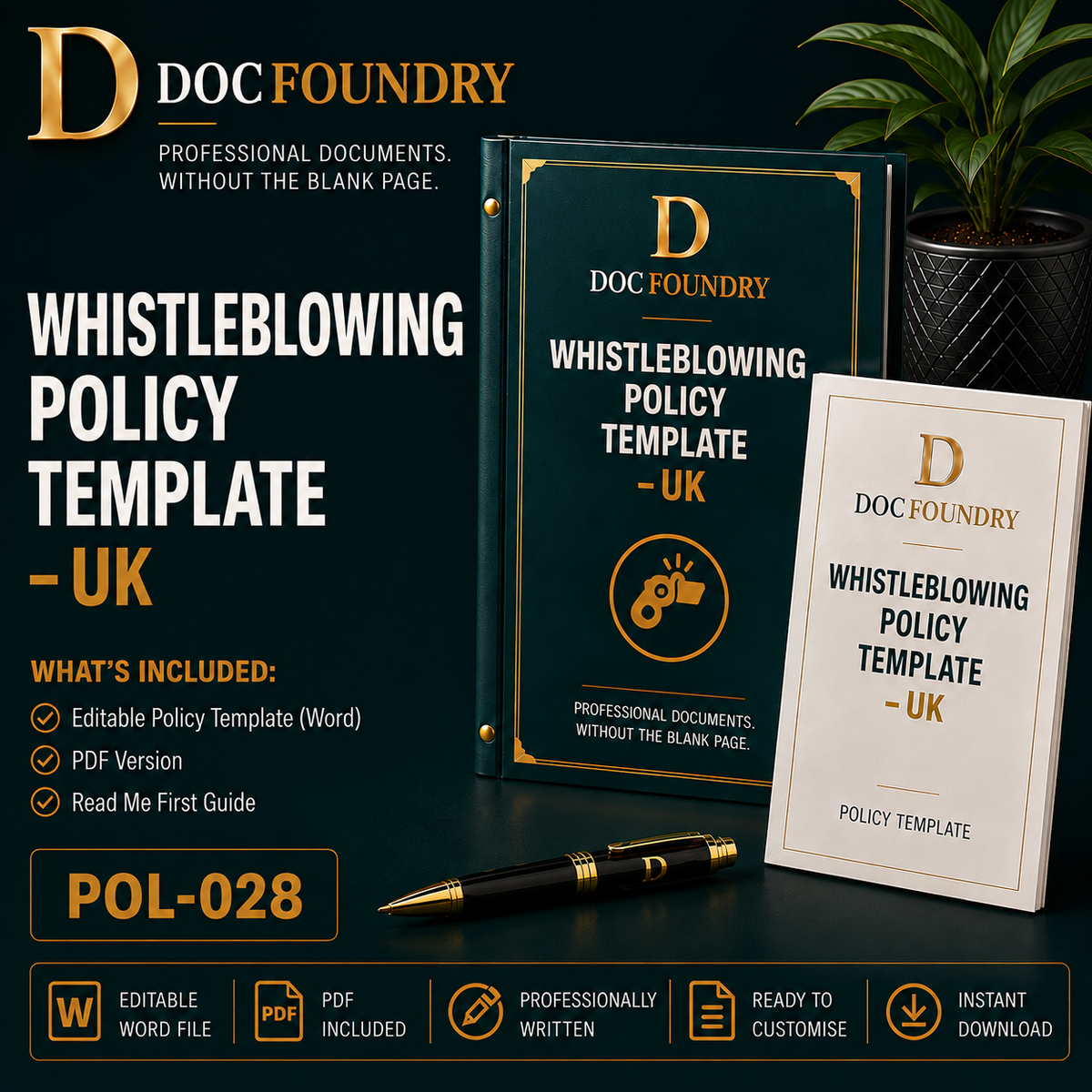 Whistleblowing Policy Template – UK