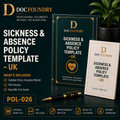 Sickness & Absence Policy Template – UK