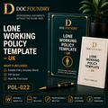 Lone Working Policy Template – UK